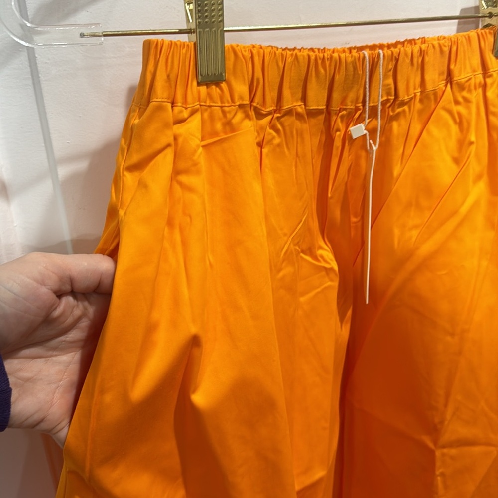 *NEW* 🍊 FOR LOVE & LEMONS CLEMENTINE MIDI POPLIN SKIRT SMALL - Picture 7 of 7